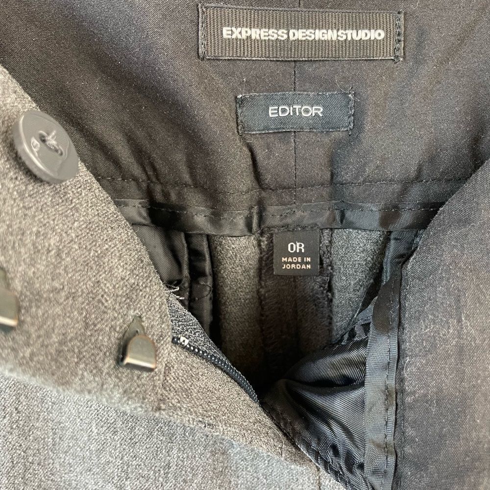 Express Design Studio Editor Dress Slacks Size 0R EUC - Picture 5 of 5